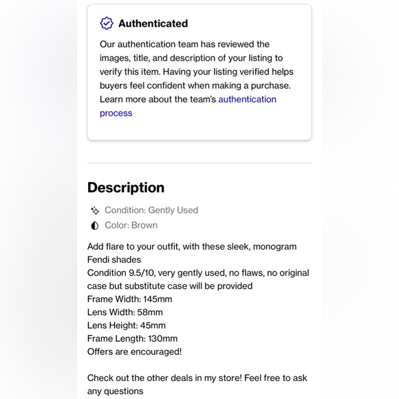 Fendi Sunglasses FS5155K - Picture 6 of 7